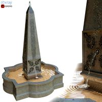 Palazzo Obelisk Fountain Water Feature (330780)