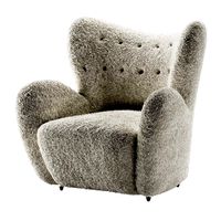 Moonlight Sheepskin the Tired Man Lounge Chair by Lassen (330680)