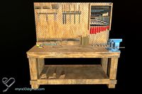 Workshop Tools and Toolboxes Combi Pack - Low Poly - PBR -