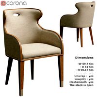 Armchair Theodore Alexander Cannon Scoop (330396)