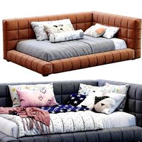 Baldwin Lounge  Corner Upholstered Bed (330315)