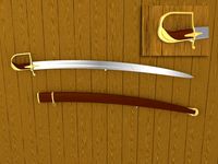 Saber model 1921 3D Model