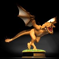 Dragon Saasegron 3D Model