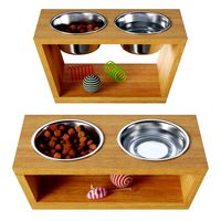 Feeder for cats and dogs (bowls with food and water) (329888)