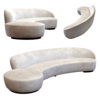 Vladimir Kagan Curved Sofa for Directional  (329103)