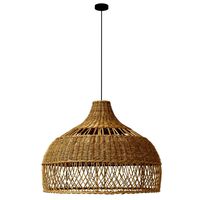 New wicker round tulip skirt rattan pendant light (328945)