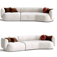 Hug Modular Fabric Sofa by Ferrianisbolgi  (328864)