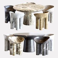 Faye Toogood Roly Poly Chair and Round Dining Table (328533)