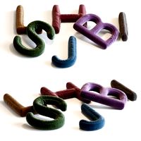 Soft letters pouf (328417)