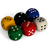 Plastic dice (328145)