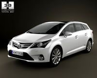 Toyota Avensis Tourer 2012 3D Model