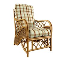 Oslo Walnut 2x Armchairs in Flora (327912)