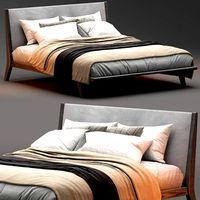 Bed Miles With Tufted Headboard By Huppe (327591)