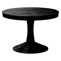 Aniston Black 45" Round Extension Dining Table (327540)