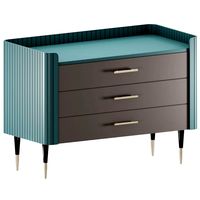 Chest Of Drawers Lali Teal & Brass Designed By Matt Arquette (326256)