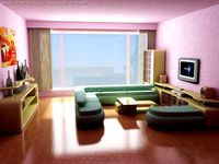 Salon 3D Model