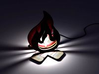 Campfire Wood table Lamp (325890)