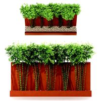 Backyard Landscaping - Bamboo Wall (325700)