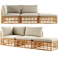 ELISA 3 seater garden sofa By SNOC (325664)