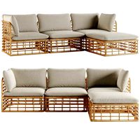 ELISA Garden sofa with chaise longue By SNOC (325663)