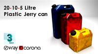 20-10-5 Liter Plastic Jerry cans (325250)