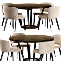 Potocco Lena dining table and chair (325002)
