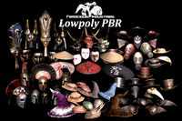 PBR Assorted Hats and Masks