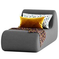 Missoni home VIRGOLA Upholstered fabric couch with removable cover (324795)