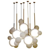 Frosted Blown Glass Bubble Chandelier (322466)