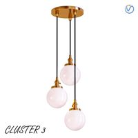 Cluster 3 chandelier (322221)