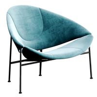 Glider Fabric Armchair by Artifort (321971)