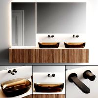 Antonio Lupi Design Binario 12 Vanity Unit Set 4 (321196)