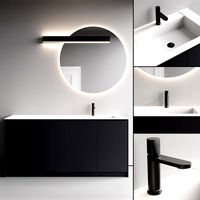 Antonio Lupi Design Piana Washbasin cabinet and mirror Set 1 (321174)