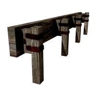 Wooden roadblock (320681)