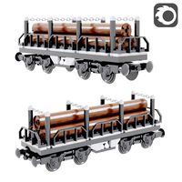 Cargo wagon with log Lego  (320577)