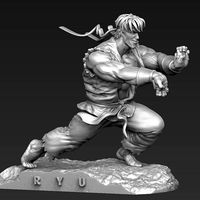 Ryu. Street Fighter II. STL. (320549)