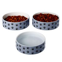 "Paws" bowl with a pattern (320045)