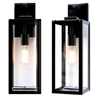 Quoizel Breitling 1 Light 18 in Matte Black Outdoor Wall Light (319607)