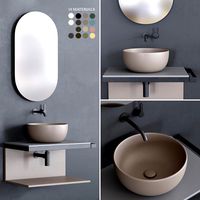 Washbasin Set Ceramica Cielo Multiplo 2 (319590)