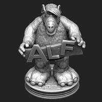 Alf. STL. 3D printing (319011)