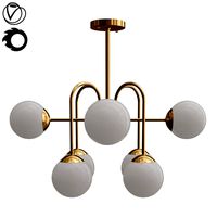 Aozu 8-Light Sputnik Chandelier (318103)