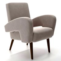 Mid-Century Boucle Armchair for Jitona 1960s (317754)