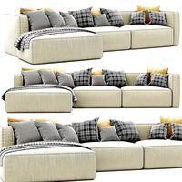 Poliform Shangai Chaise Longue Sofa (316908)