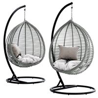 Grace Outdoor Hanging Swing Chair Gray (316841)