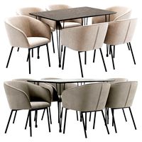 Dining Chair Mitis and Table Solution (271350)