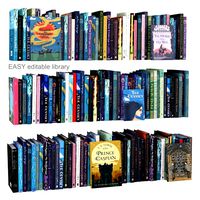 Editable random books children (267371)