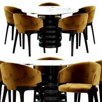 B VELIS chair with Column table (259159)