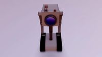 ROBOT GAME READY LOW POLY