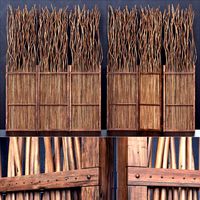 Screen branch crooked decor n5 (245608)