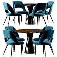 Eichholtz CIPRIA & Turner dining table and Chair (244525)